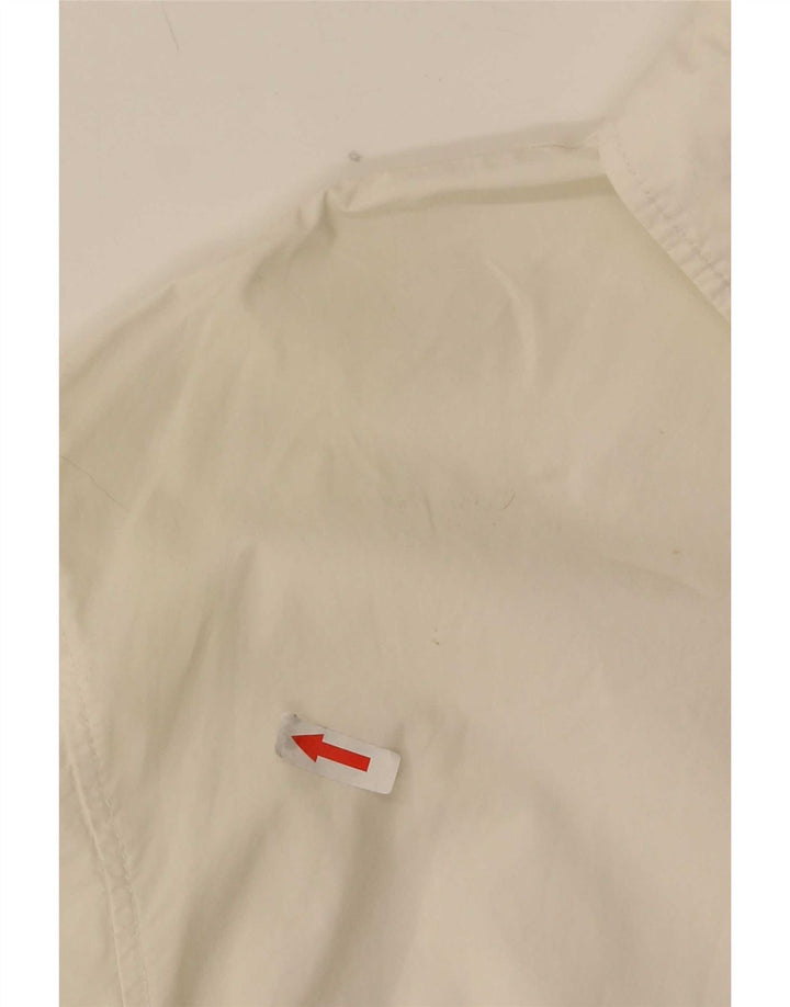 Zara Dame Oversized skjorte UK 14 Medium White Bomuld