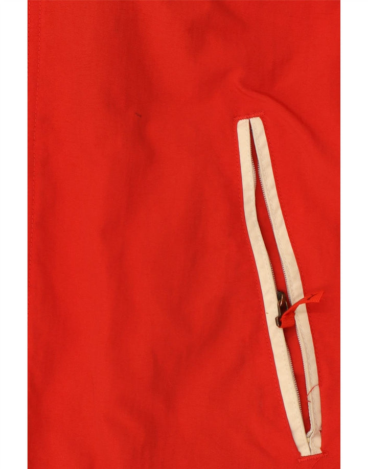 Puma vindjakke med hætte til mænd UK 38 Medium Rød Colourblock
