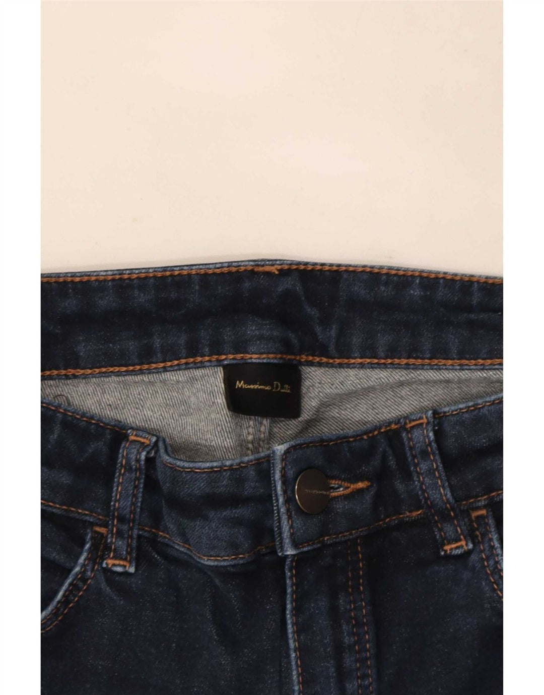 Massimo Dutti Dame Slim Jeans W28 L26 Marineblå