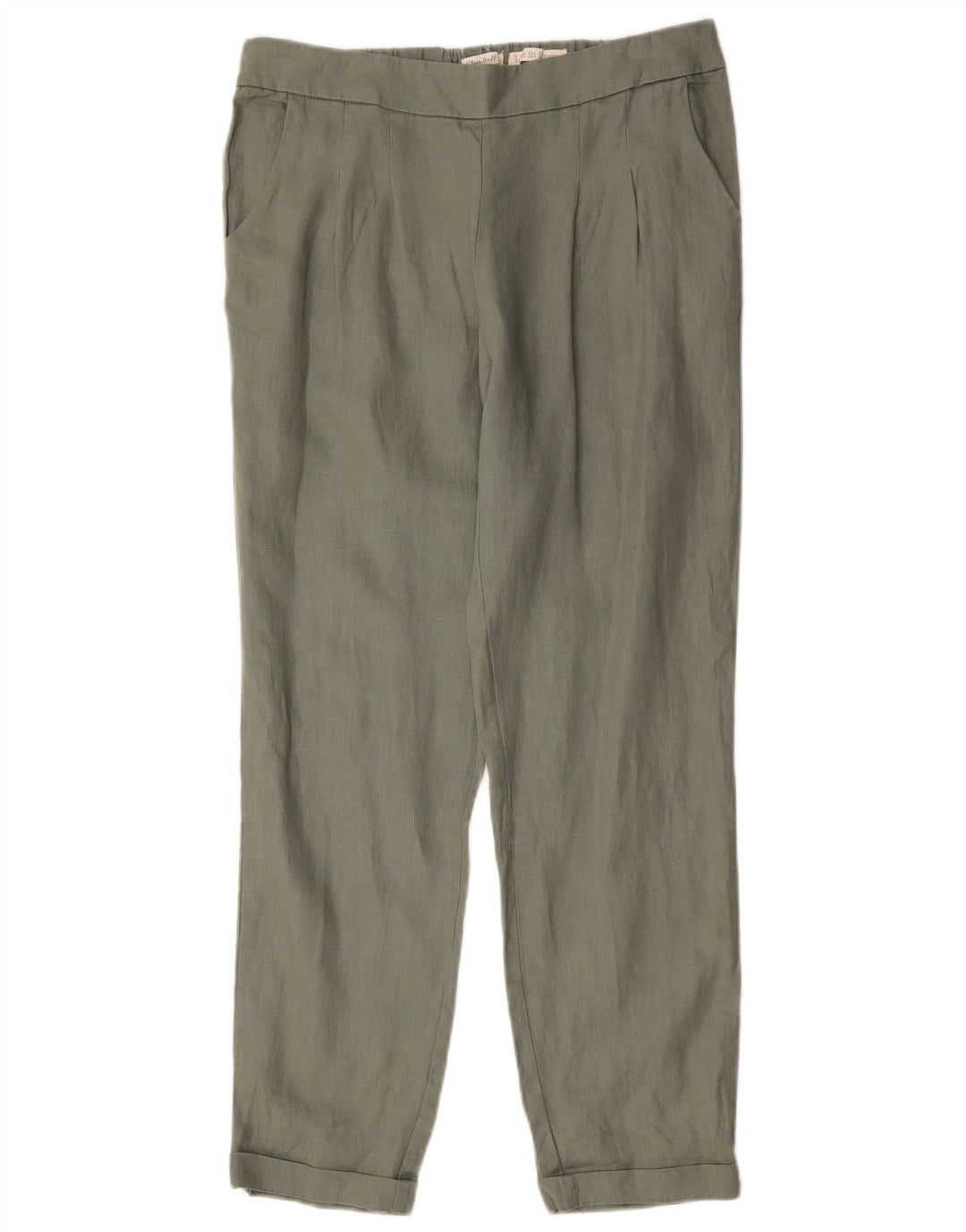 White Stuff Lige Chinobukser til kvinder UK 12 Medium W32 L28 Khaki