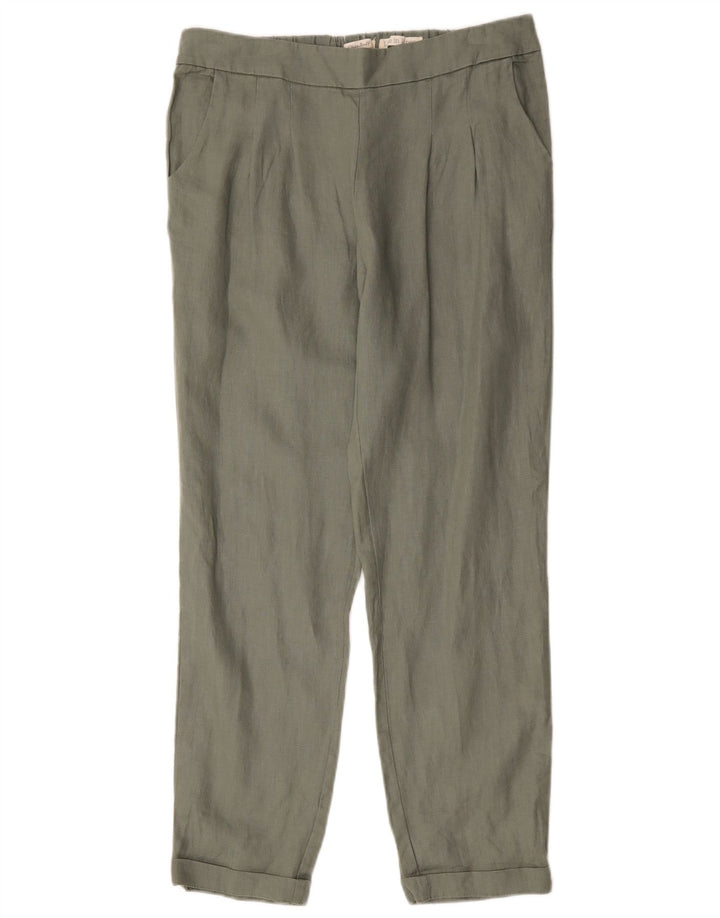 White Stuff Lige Chinobukser til kvinder UK 12 Medium W32 L28 Khaki