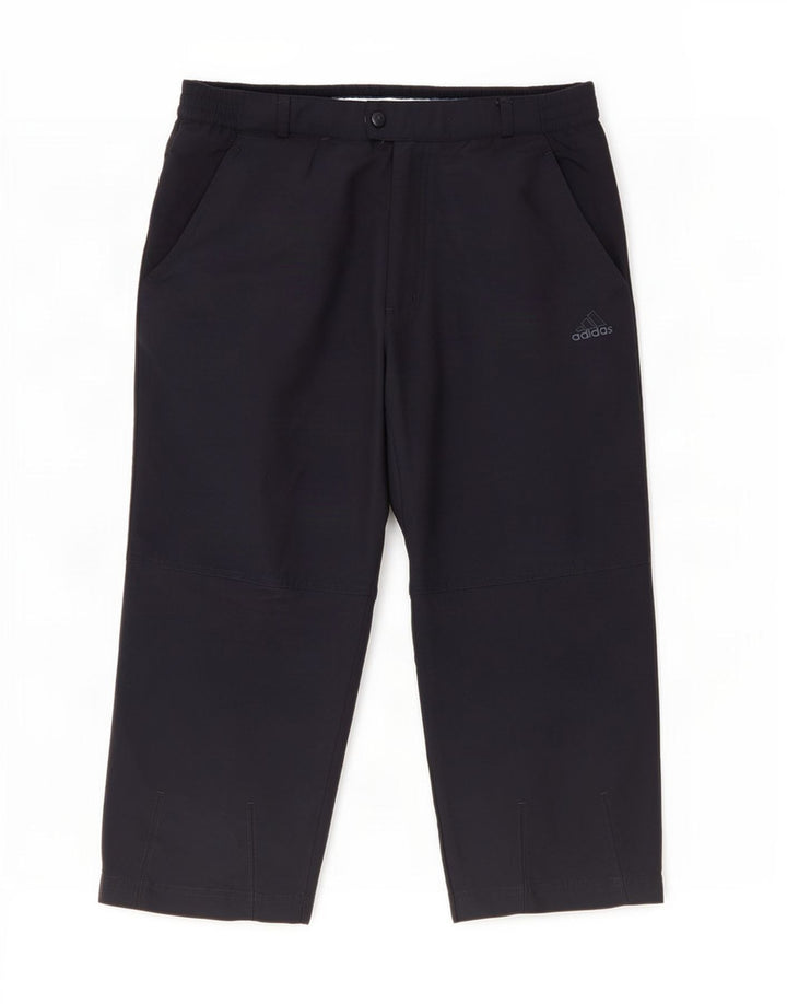 Adidas Herre Capri Bukser W32 L20 Marineblå Polyester