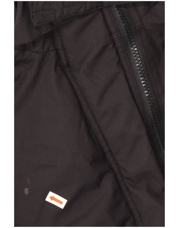 SUPERDRY Dame Loose Fit Hooded Windbreaker Jacket UK 10 Small Black