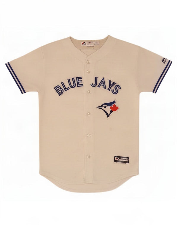 Majestic Boys Toronto Blue Jays Graphic Jersey Top 14-15 Years Large White