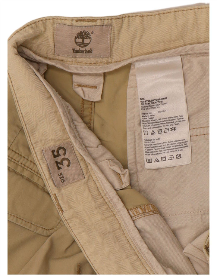 TIMBERLAND Herre Slim Fit Chino Bukser W35 L32 Beige Bomuld