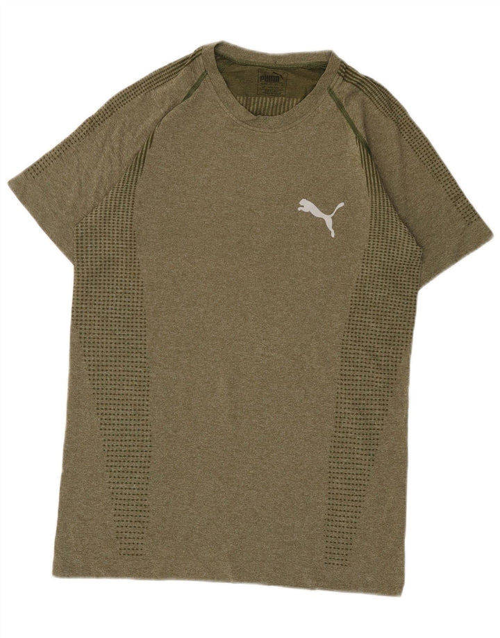 Puma Herre T-Shirt Top Lille Khaki