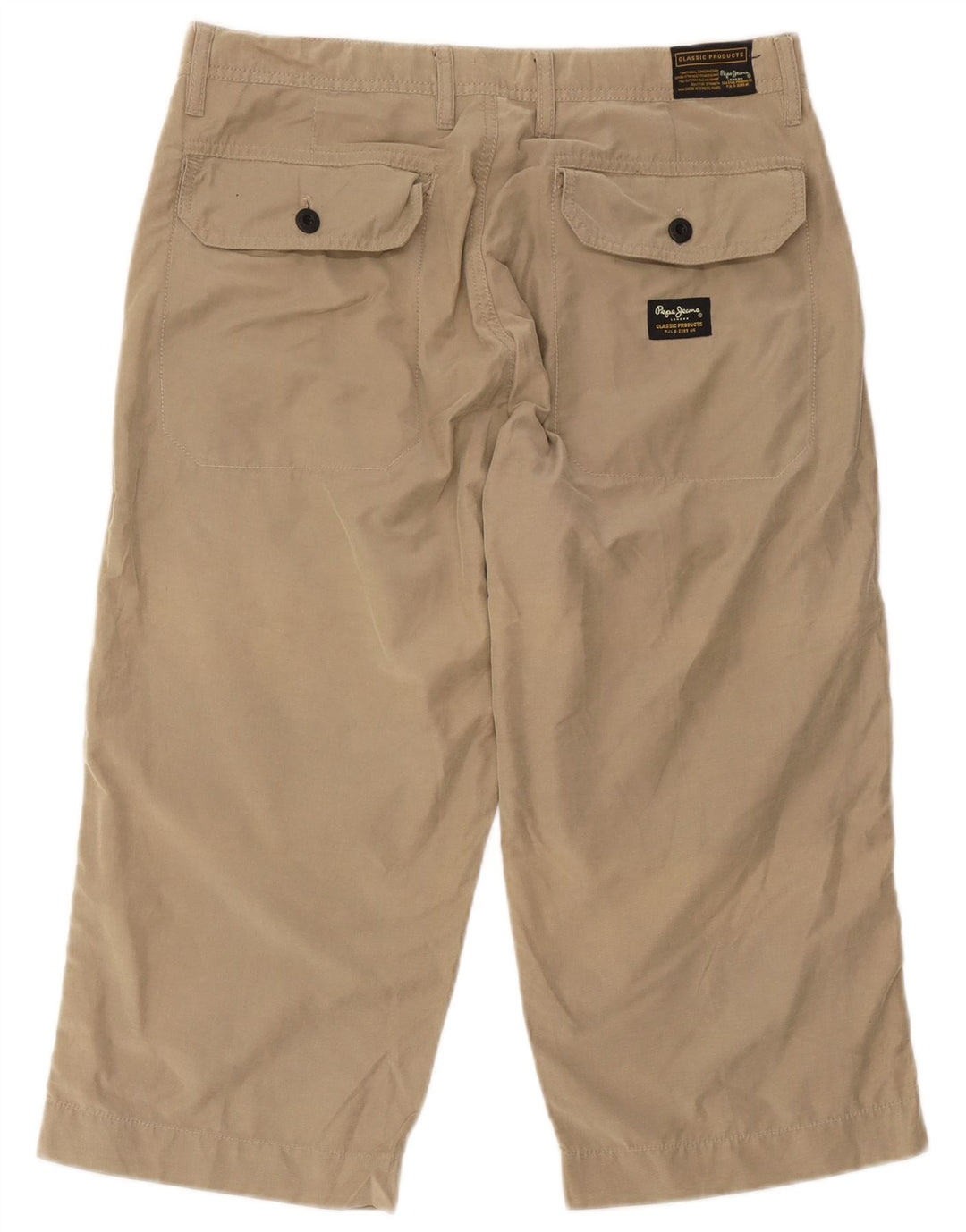 PEPE Jeans Herre Cargo Bermuda Shorts W34 Stor Beige Bomuld