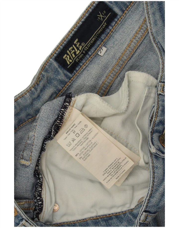 Rifle Dame Straight Jeans W27 L26 Blå Bomuld