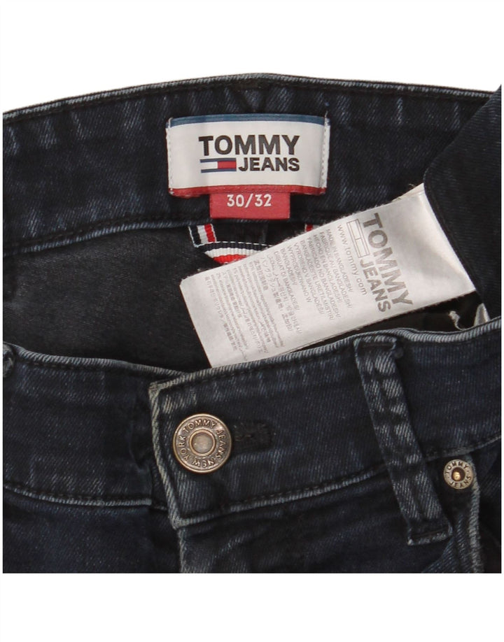 Tommy Hilfiger Herre Slim Jeans W30 L32 Marineblå Bomuld