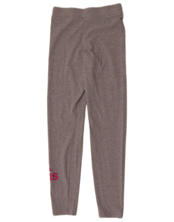 Adidas Graphic Leggings til piger 13-14 år Grå Flecked