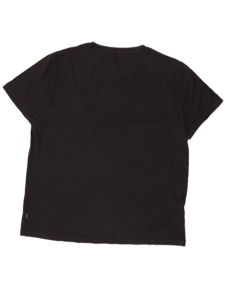 Calvin Klein Herre T-Shirt Top 2XL Sort