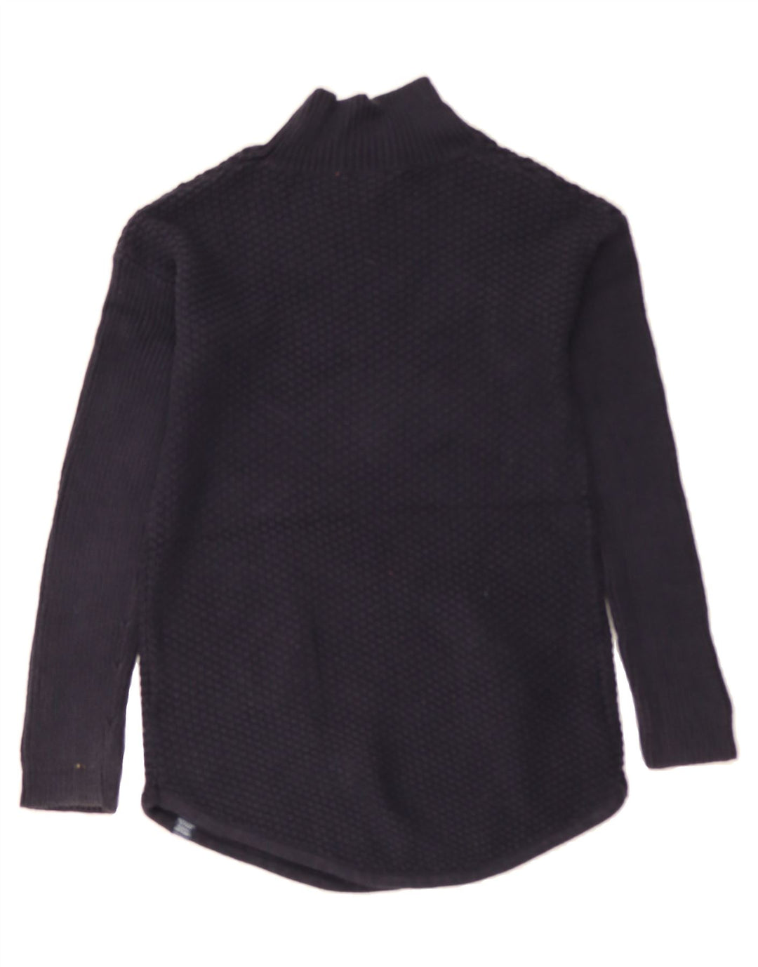 JULES Boys Turtle Neck Jumper Sweater 11-12 Years Navy Blue Cotton Vintage Jules and Second-Hand Jules from Messina Hembry 