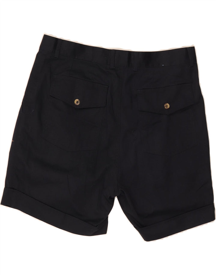 CORONA Mens Pegged Chino Shorts IT 52 XL W36  Navy Blue Polyester Vintage Corona and Second-Hand Corona from Messina Hembry 