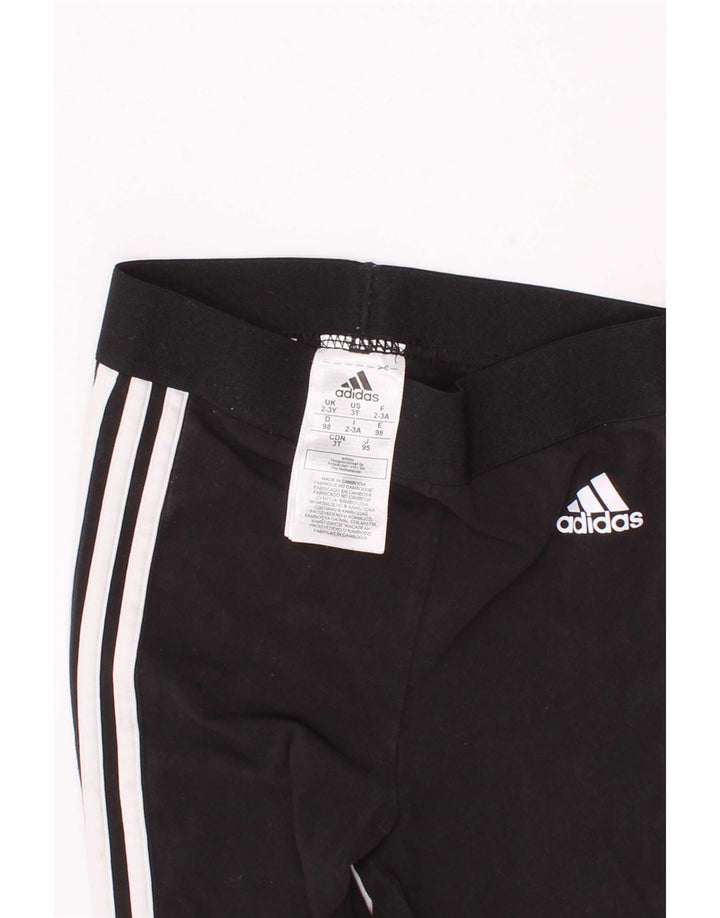Adidas pigeleggings 2-3 år sort bomuld