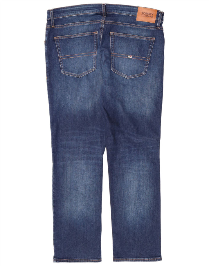 TOMMY HILFIGER Herre Ryan Regular Fit Straight Jeans W36 L30 Blå Bomuld