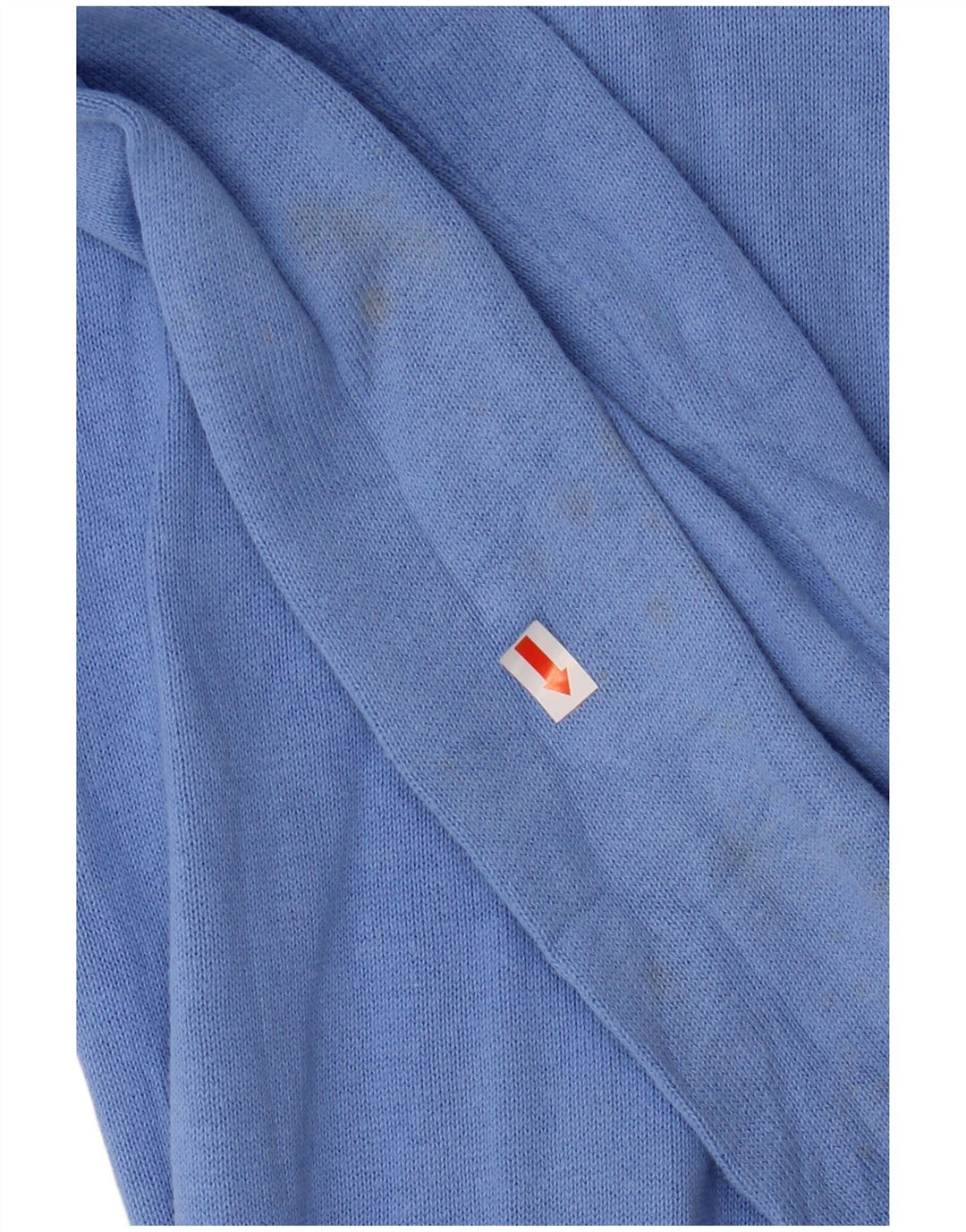 CREW TØJ Herre lynlås-hals sweater lille blå bomuld