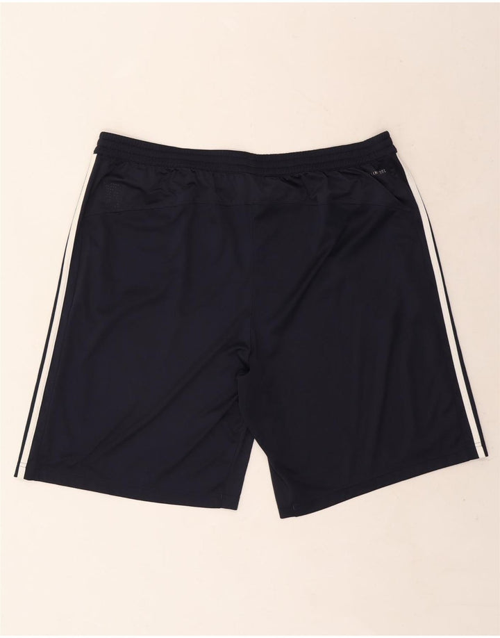 Adidas Herre Climacool Sport Shorts 2XL Navy Blue Polyester