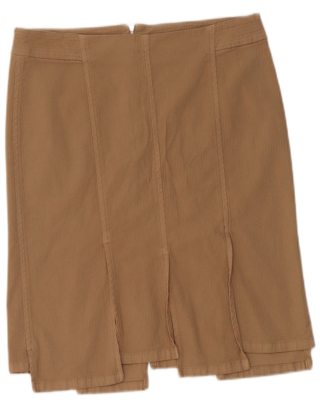 TRUSSARDI lige nederdel til kvinder IT 42 Medium W28 Beige Bomuld