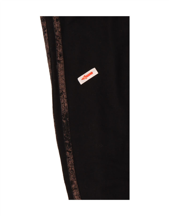 Adidas Womens Leggings UK 10 Small Black Polyester