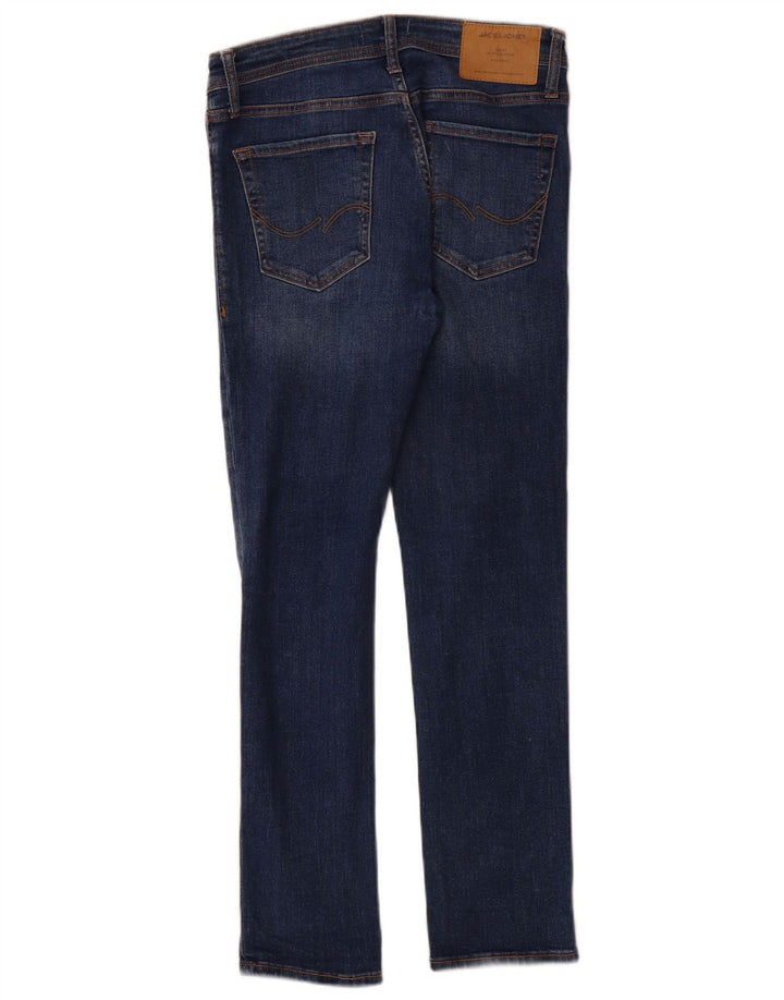 Jack & Jones Herre GLENN Slim Jeans W29 L30 Blå Bomuld