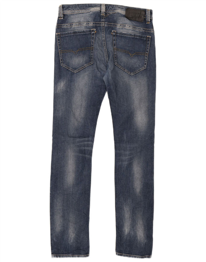 Diesel Dame Thavar Slim Skinny Jeans W30 L32 Blå
