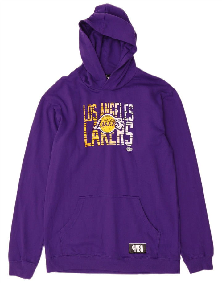 NBA Boys Los Angeles Lakers Grafisk Hoodie Jumper 15-16 år Lilla