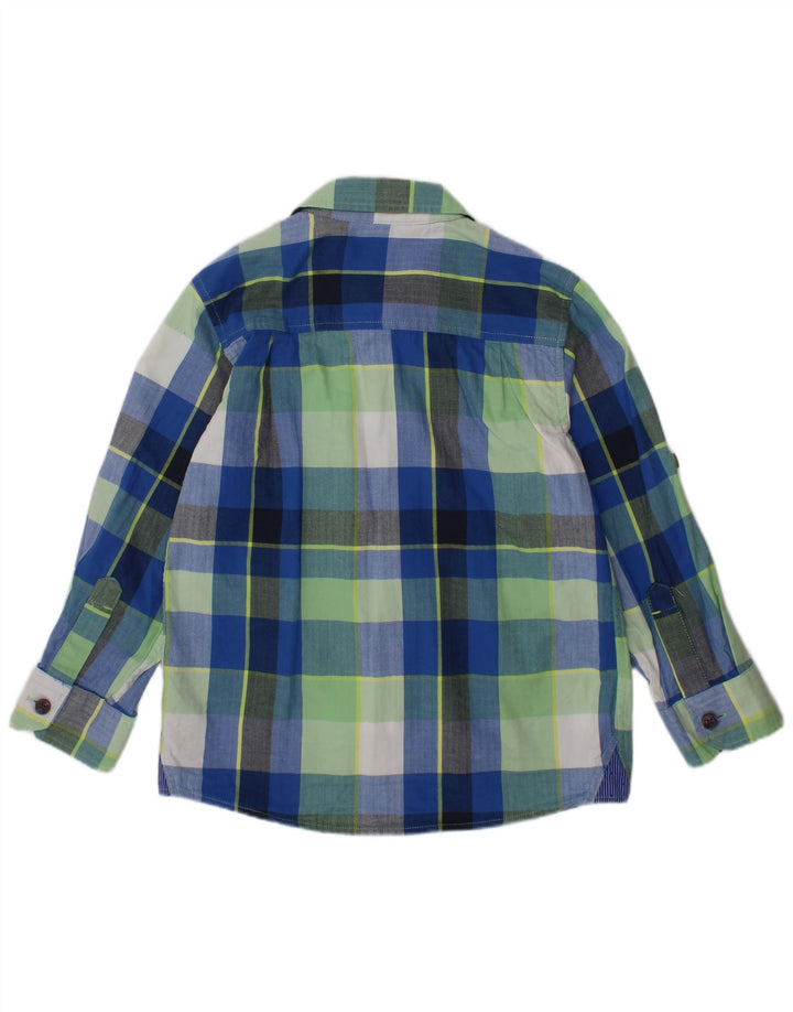 TED BAKER Boys Shirt 4-5 Years Green Check Cotton
