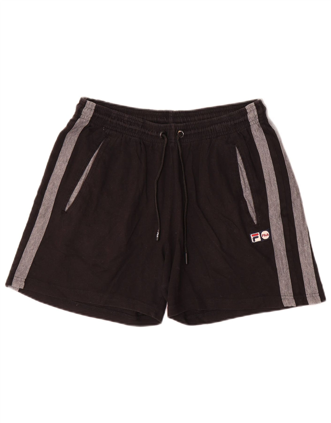 Fila Herre Sportshorts Medium Sort Colourblock Bomuld