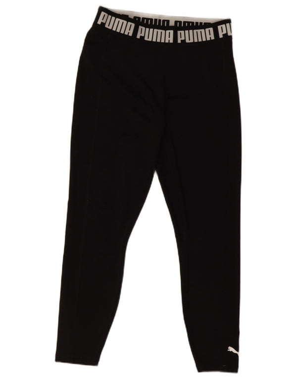 Puma Girls Grafiske Leggings 11-12 år Medium Sort