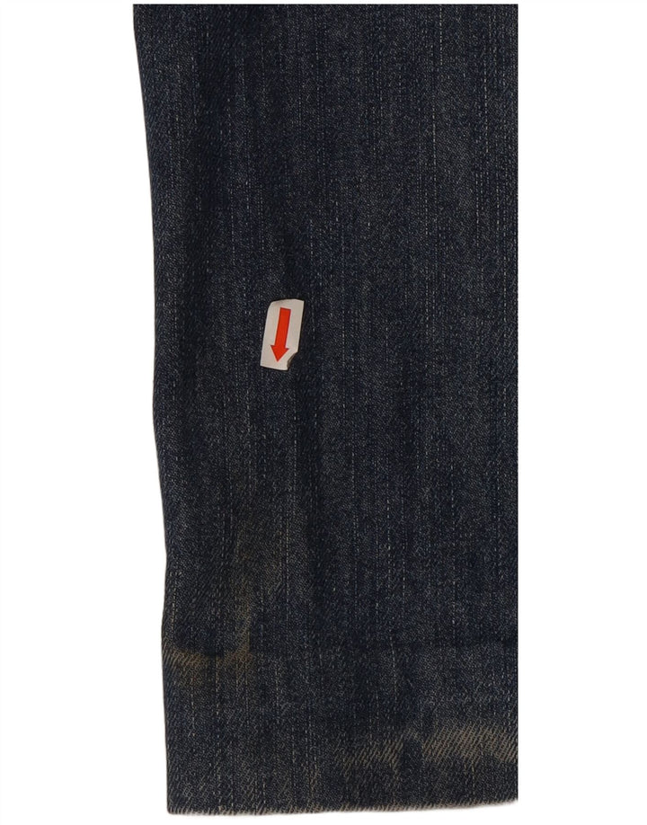 Wrangler Straight Jeans til mænd W32 L32 Marineblå Bomuld