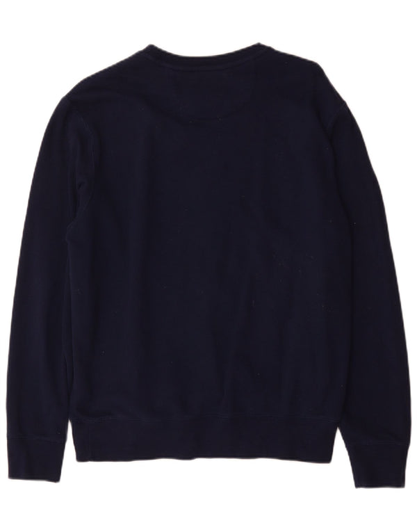 Polo Ralph Lauren Herre Grafisk Sweatshirt Jumper Medium Marineblå Bomuld