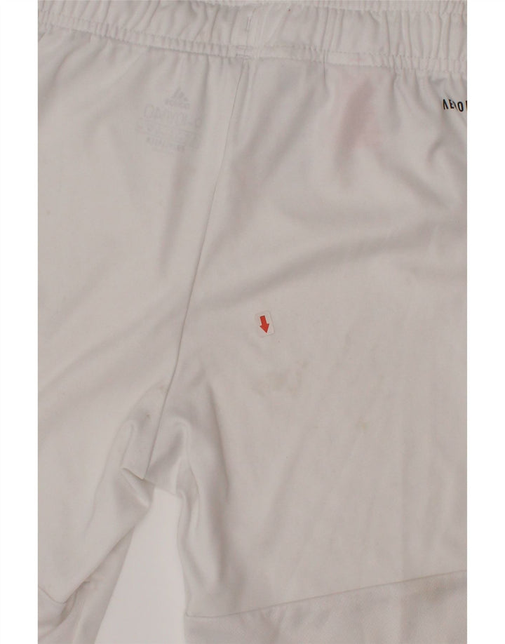 Adidas Boys Aeroready Sports Shorts 9-10 År Hvid Polyester