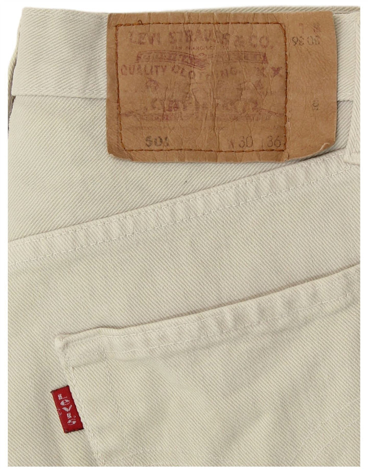 Levi's Herre 501 Straight Jeans W30 L28 Grøn