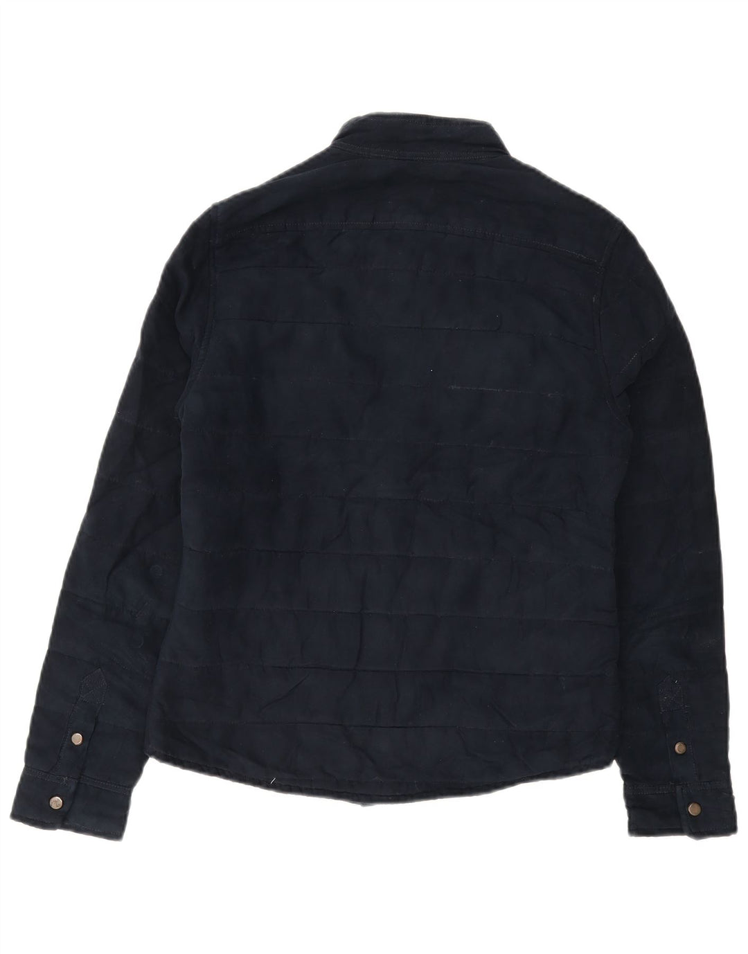 Zara Herre Utility Jacket UK 36 Small Navy Blue Polyester