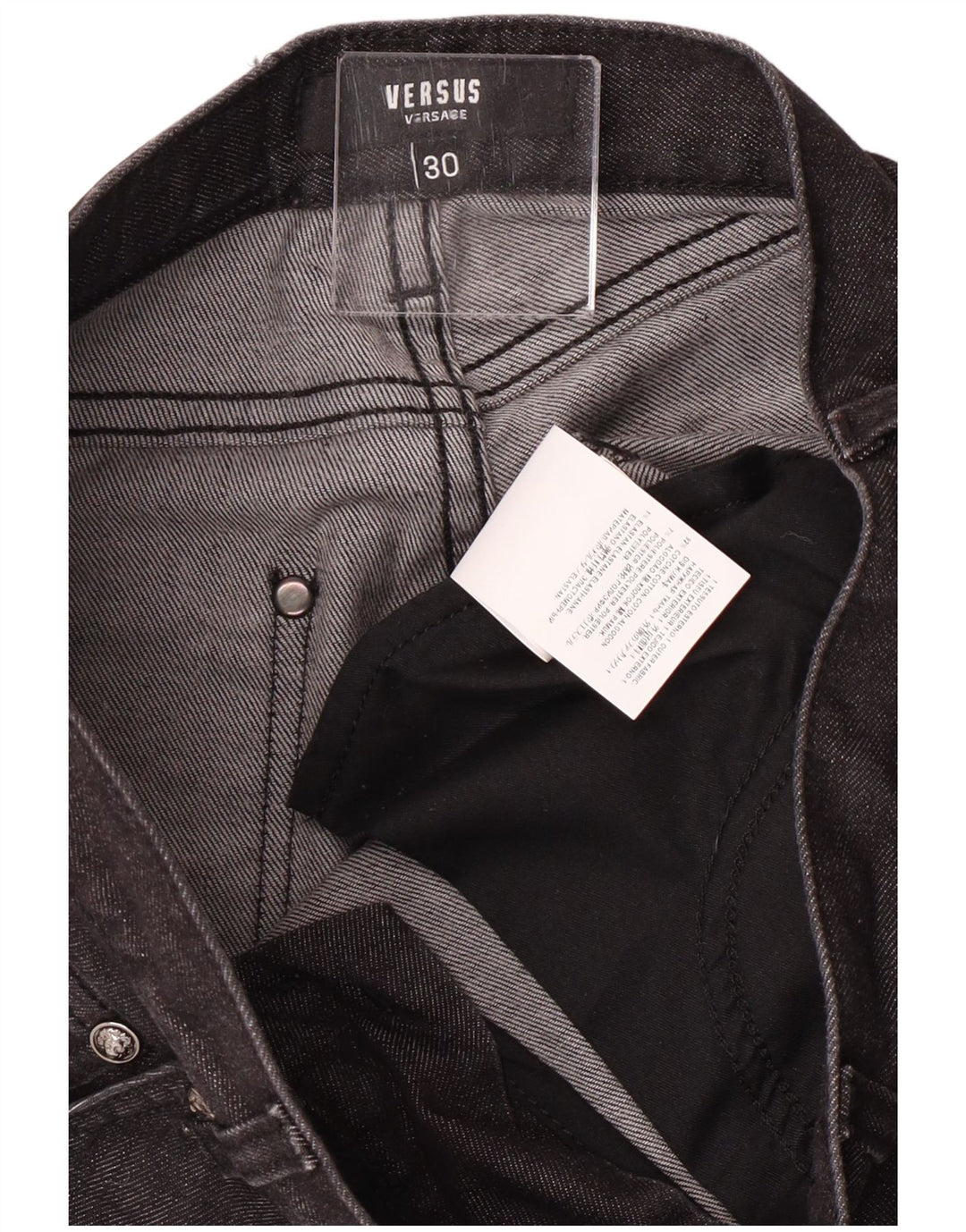 Versus Versace Dame Skinny Jeans W30 L32 Sort Bomuld