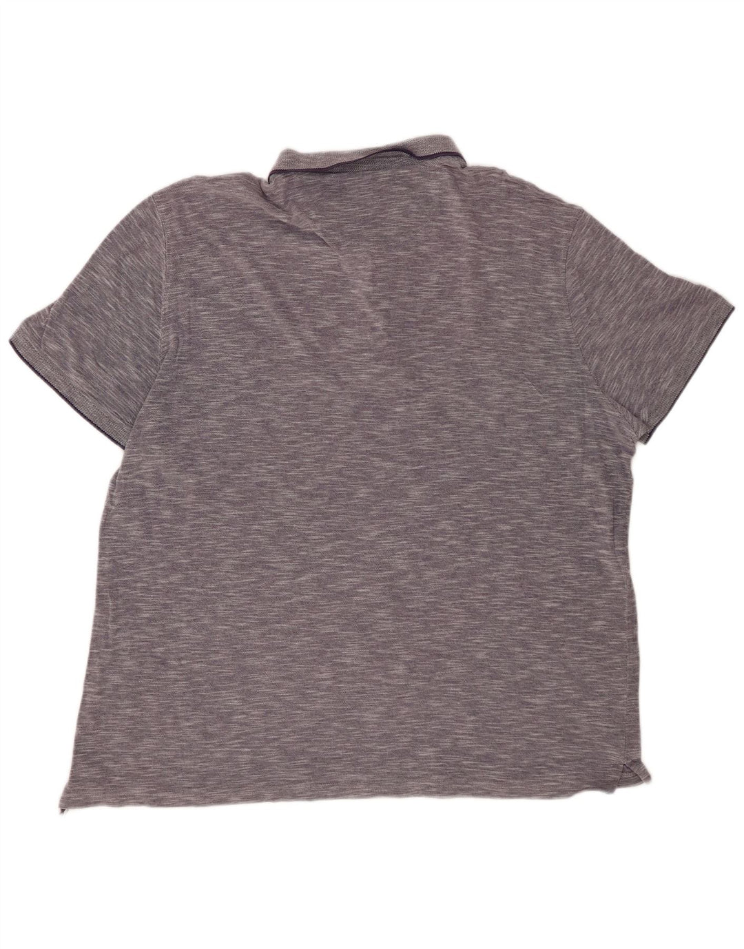 MASSIMO DUTTI Herre Casual Fit Polo Shirt 2XL Navy Blue Flecked