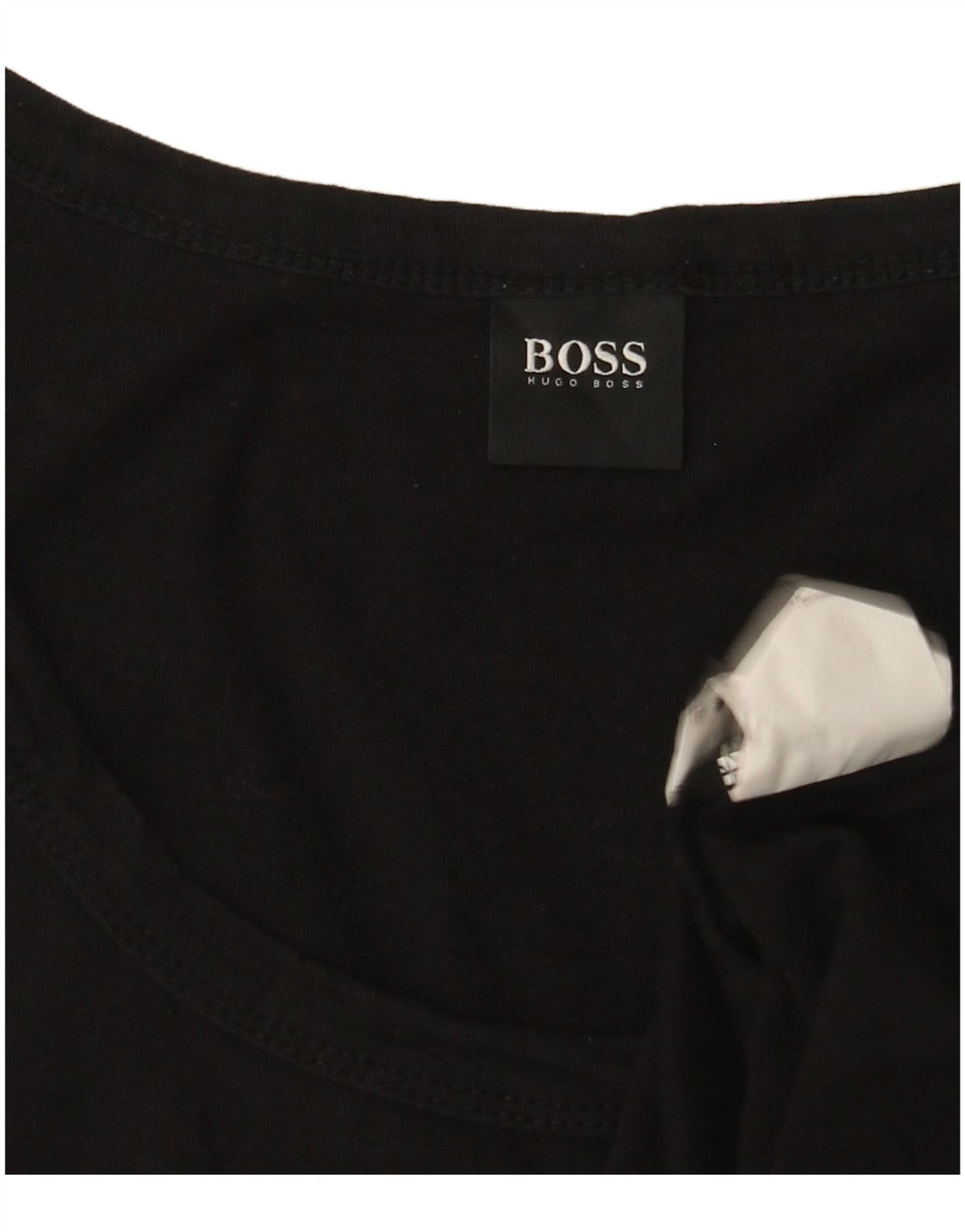 Hugo Boss Herre Grafisk Vest Top Stor Sort Bomuld