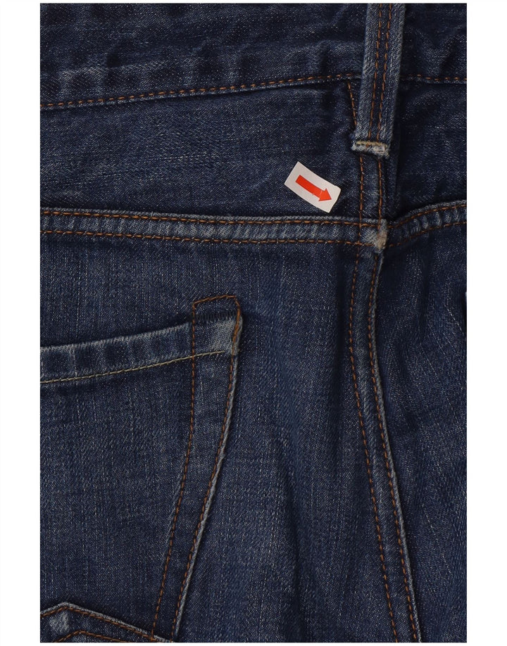 Replay Herre Straight Jeans W34 L32 Blå Bomuld