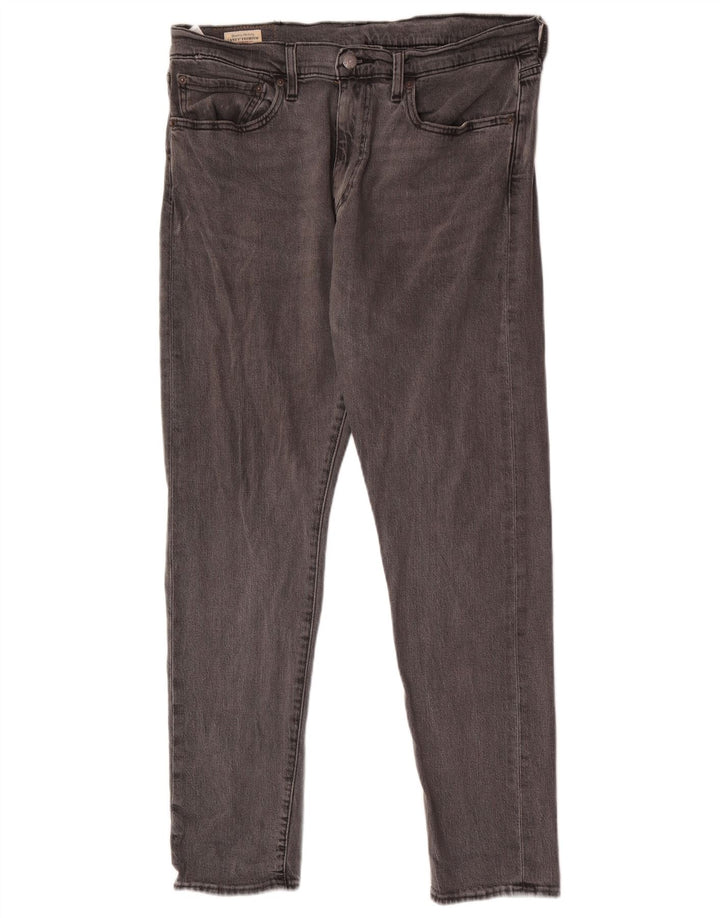 Levi's Herre 512 Slim Tapered Jeans W34 L32 Grå Bomuld