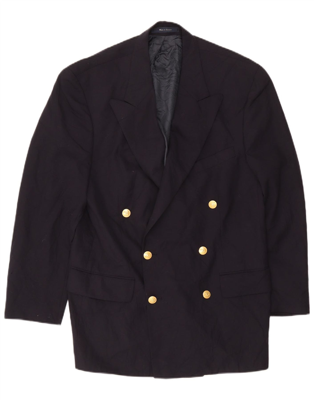 Chaps Herre dobbeltradet blazerjakke størrelse 42 Large Navy Blue