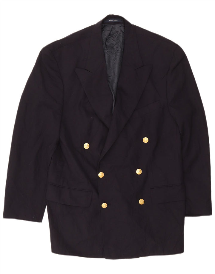 Chaps Herre dobbeltradet blazerjakke størrelse 42 Large Navy Blue