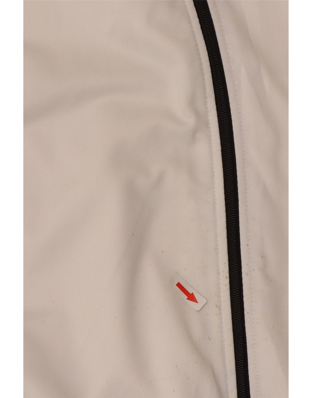 Asics Grafisk træningsdragt topjakke til kvinder UK 18 XL Hvid Colourblock