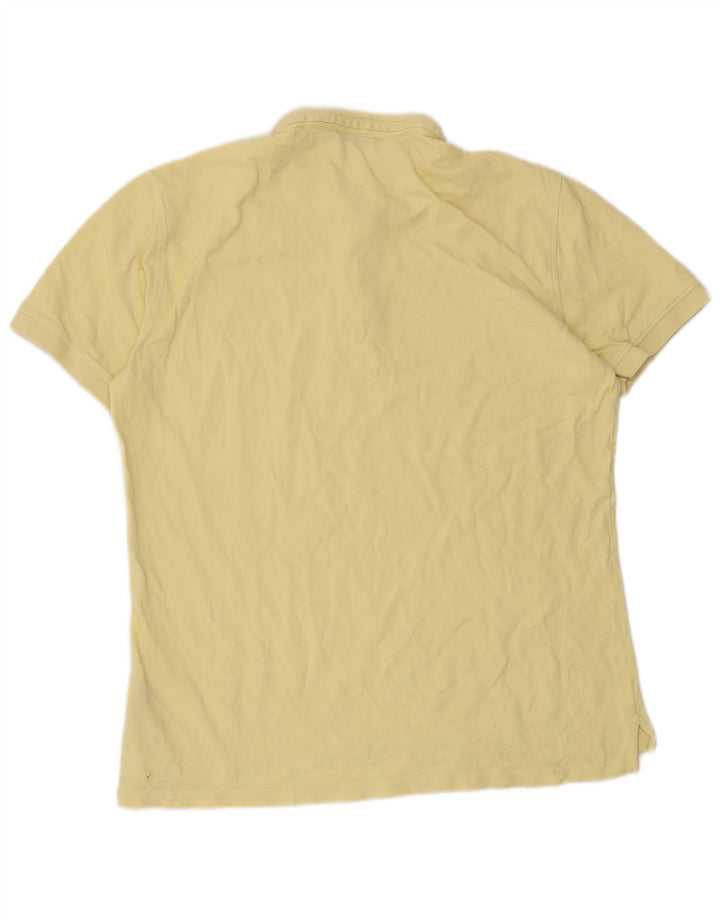MASSIMO DUTTI Herre poloshirt Stor gul bomuld