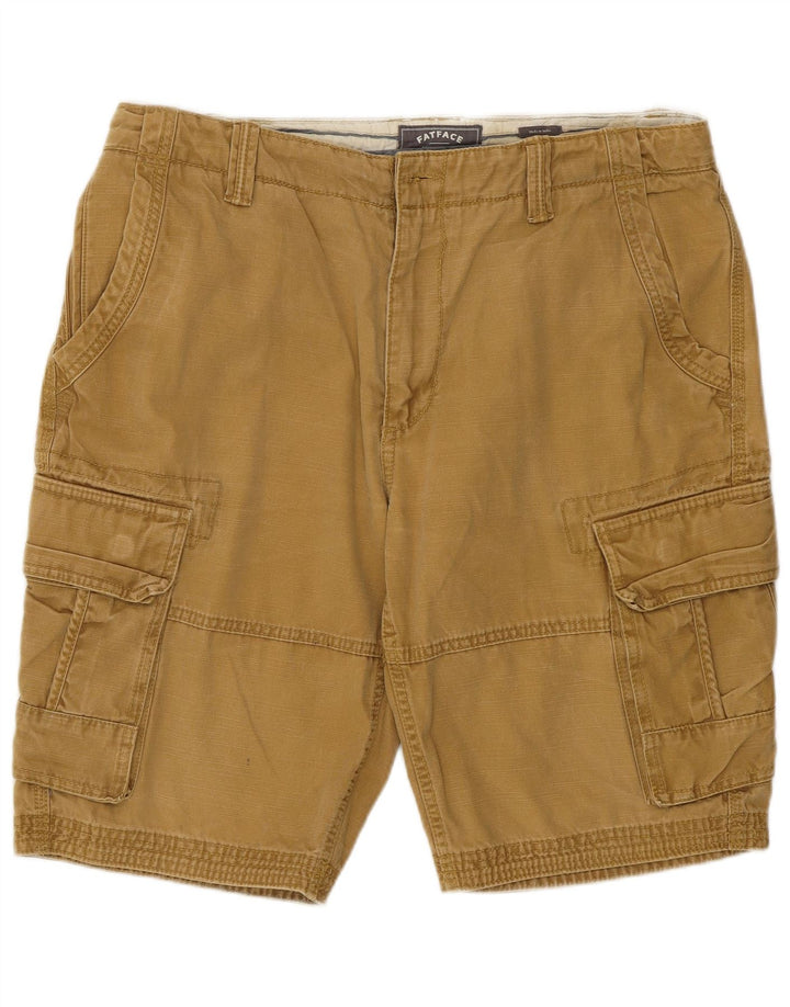 Fat Face Herre Cargo Shorts W36 Stor Beige Bomuld