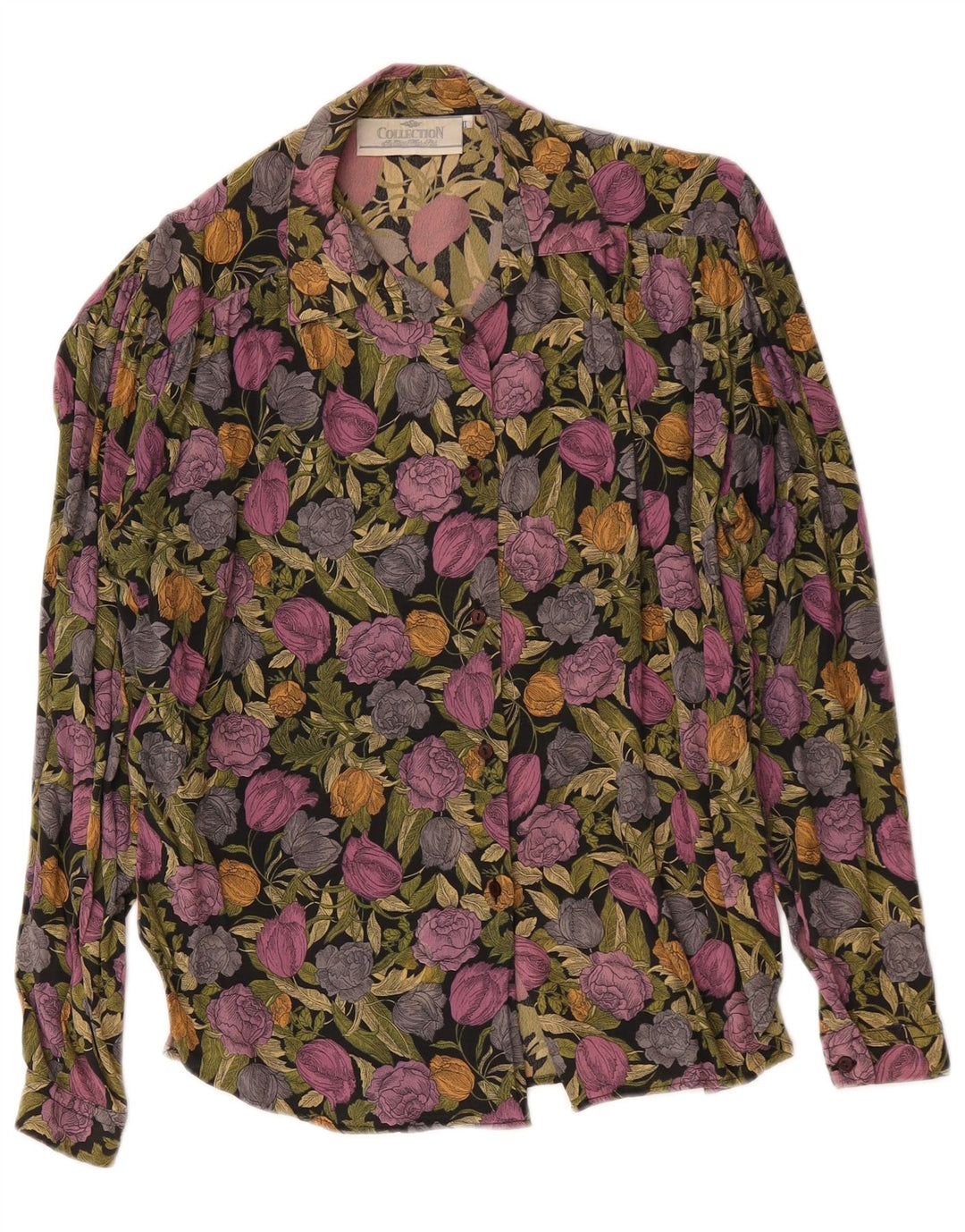 Kollektion Dameskjortebluse UK 18 XL Flerfarvet blomster
