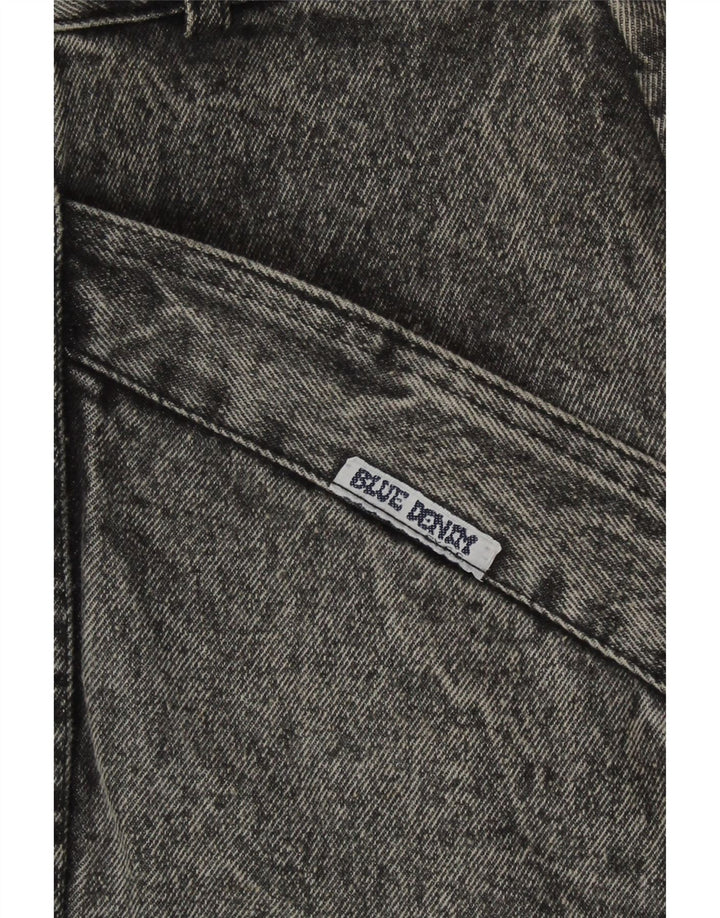 Vintage denimnederdel til kvinder W32 mellemgrå