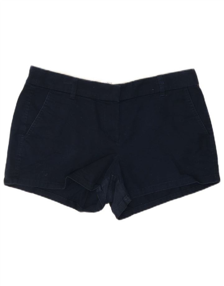 J. CREW Chino Shorts til kvinder US 6 Medium W30 Marineblå Bomuld