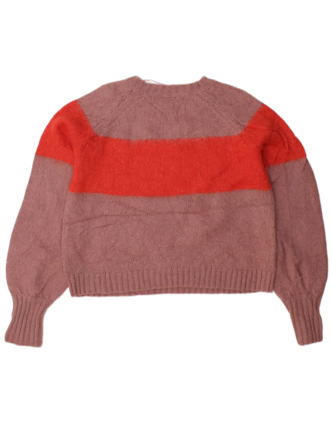 ALL SAINTS Dame sweater med rund hals DK 14 Medium Pink Colourblock