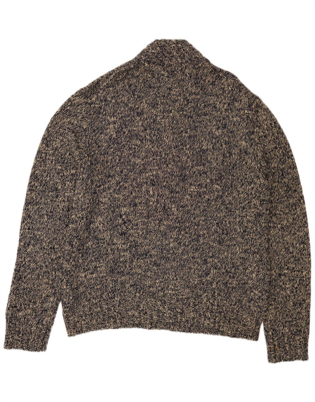 POLO RALPH LAUREN Herre trøje med knaphals 2XL Grå Flecked Bomuld