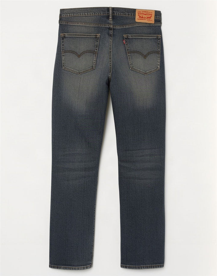Levi's Herre 514 lige jeans W36 L32 blå bomuld